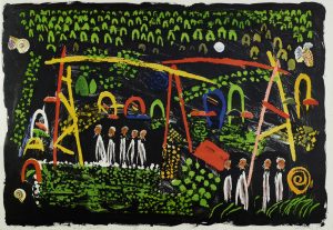 Colin Lanceley Night Garden