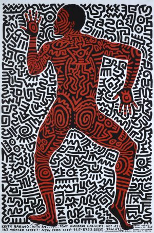Keith Haring - ‘Into 84’ for Tony Shafrazi Gallery